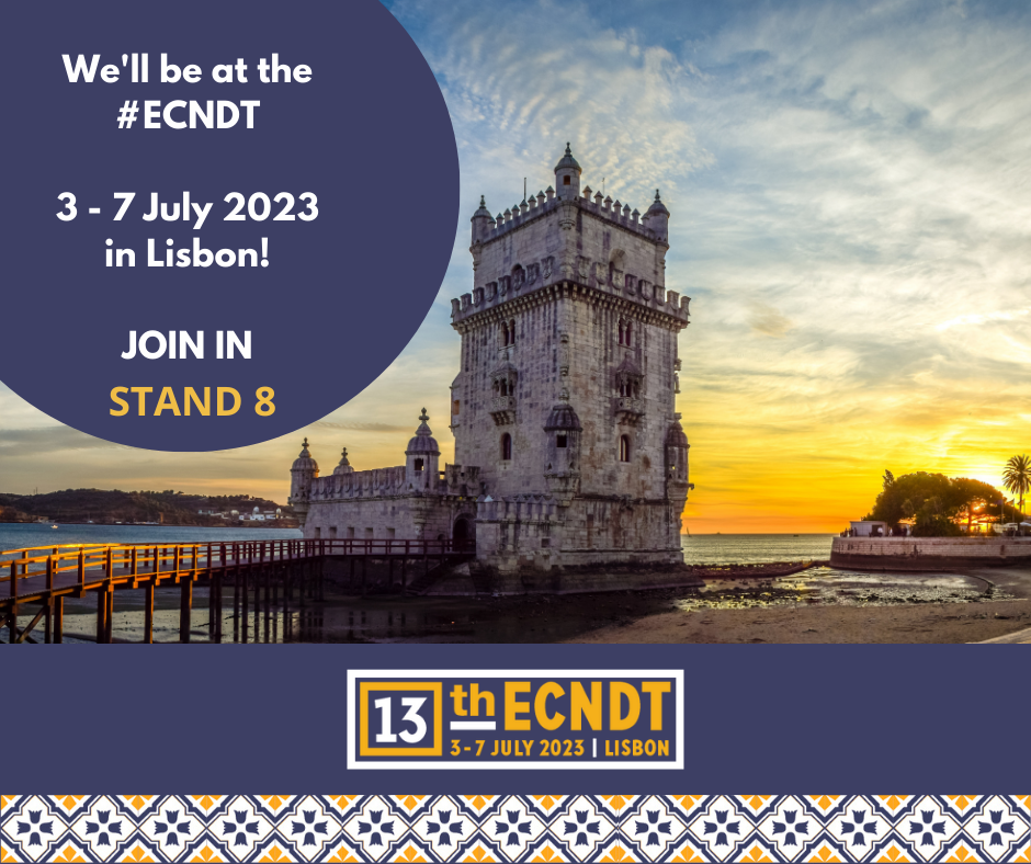 Retrouvez CMS lors de la Conférence Européenne du Contrôle Non-Destructif 2023 (ECNDT) – Stand 8