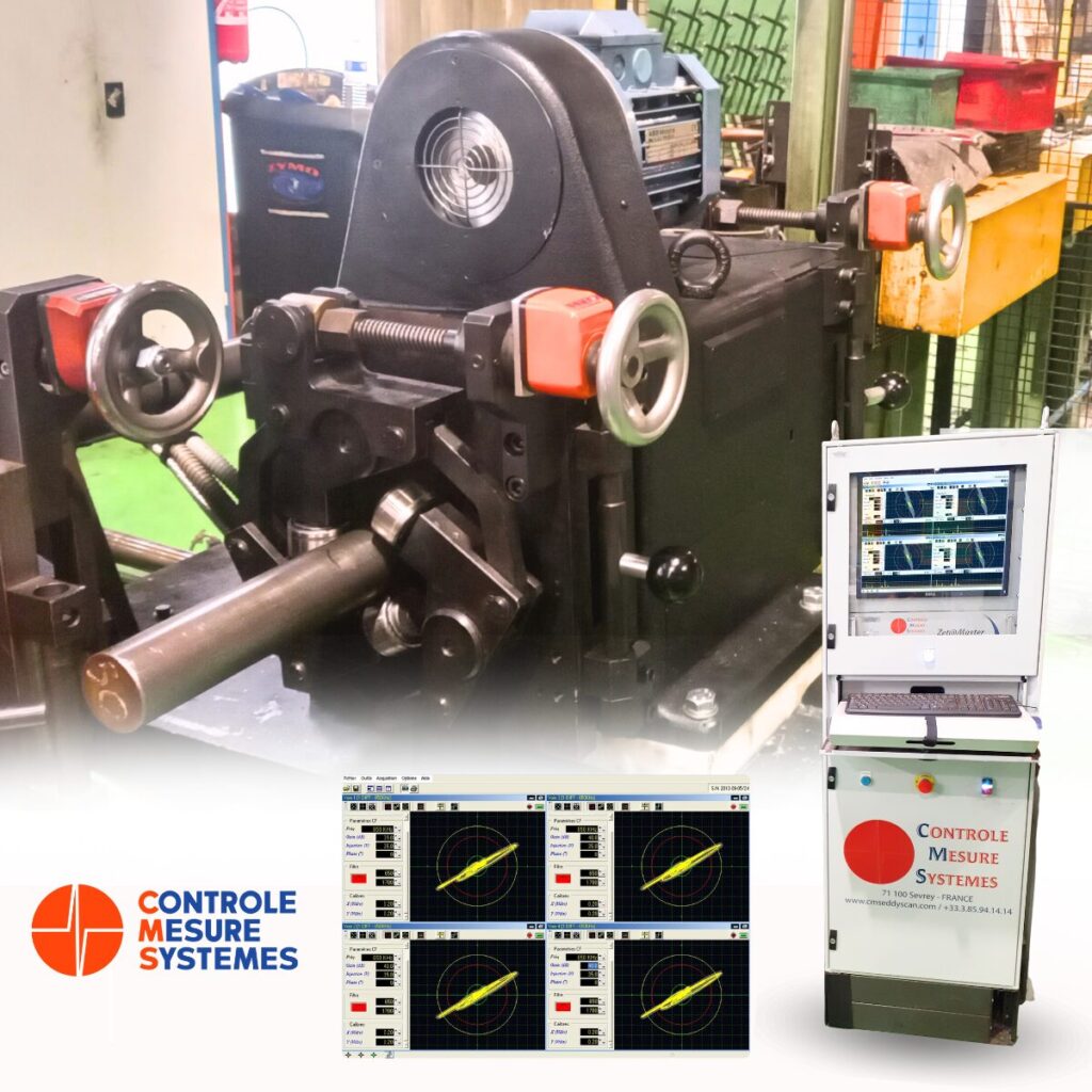 Next-Level NDT by CMS: Precision Eddy Current System for Steel Bars Inspection