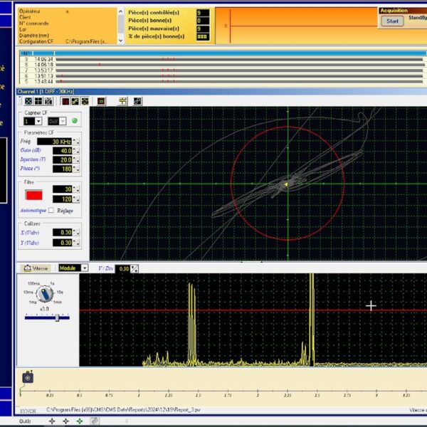 Eddy Current Production software  for inspection reports creation