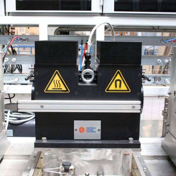 Eddy Current inspection of ferromagnetic products to detect short and transverse defects