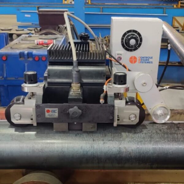 ERW weld inspection thanks to Eddy Current inspection system with segment probes